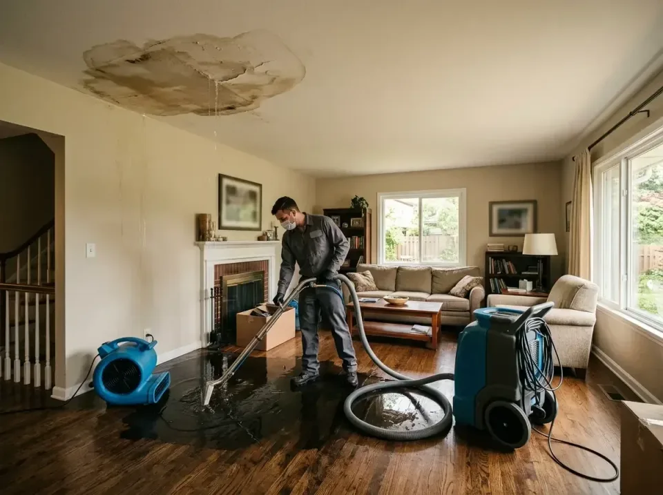 attic-pipe-burst-ceiling-drip-008 — frequently asked questions, Water Damage Restoration & Carpet Care in Maywood, NJ